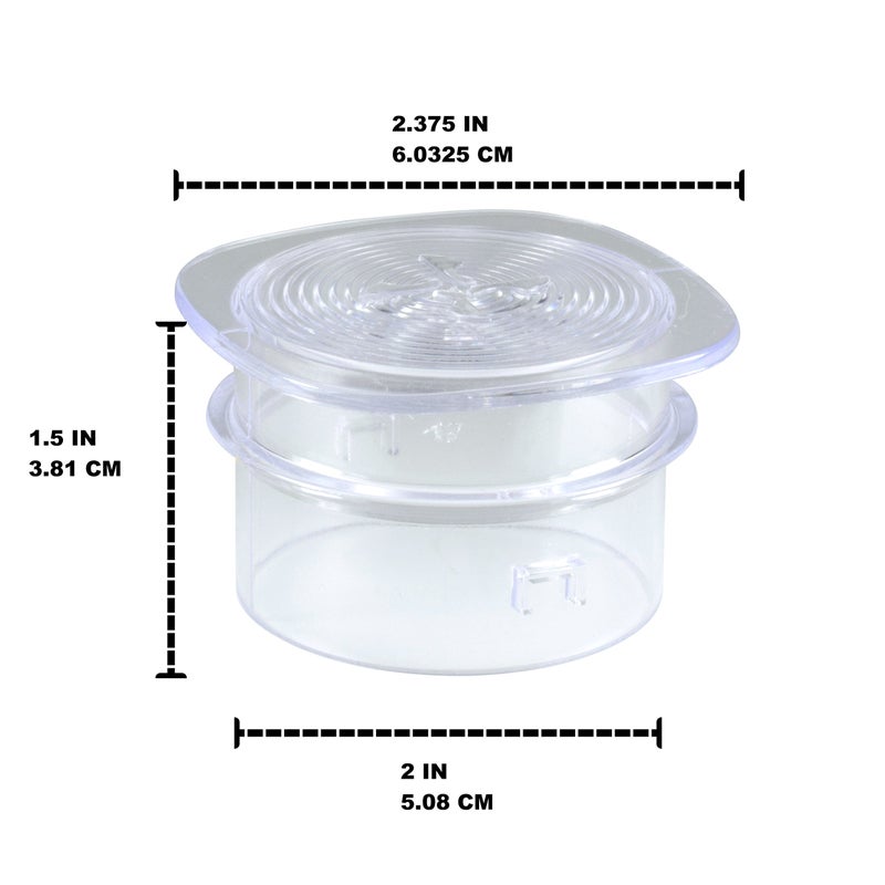 Univen Blender Lid Filler Cap Compatible with Oster and Osterizer Blenders Jar Lids with 2" (5cm) Hole NOT A UNVERSAL PART, YOU MUST MEASURE Only fits in holes that are about 2" (5cm) in diameter - Image 4